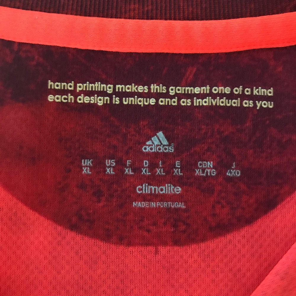 ADIDAS MEN'S JERSEY TEE TOP SIZE XL - Picture 4 of 4